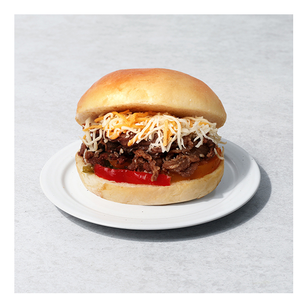 Morning Beef Philly Cheese Bun